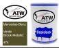 Preview: Mercedes-Benz, Verde Brook Metallic, 474: 500ml Lackdose, von ATW Autoteile West.